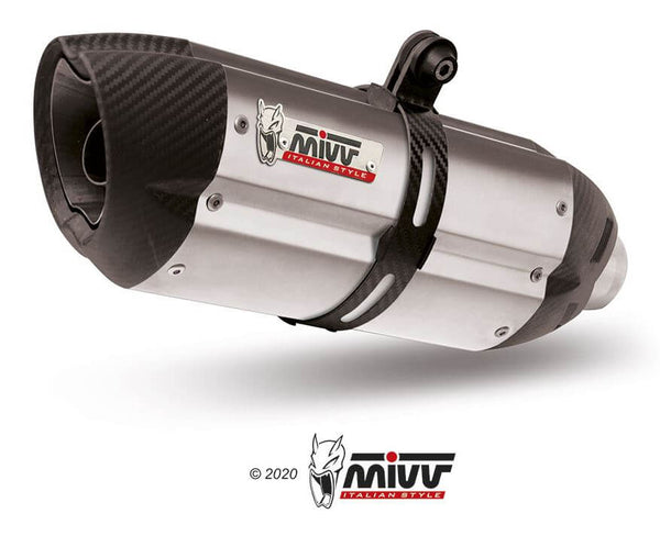 MIVV Suono Stainless Steel Slip-On Exhaust '15-'19 BMW S 1000 XR