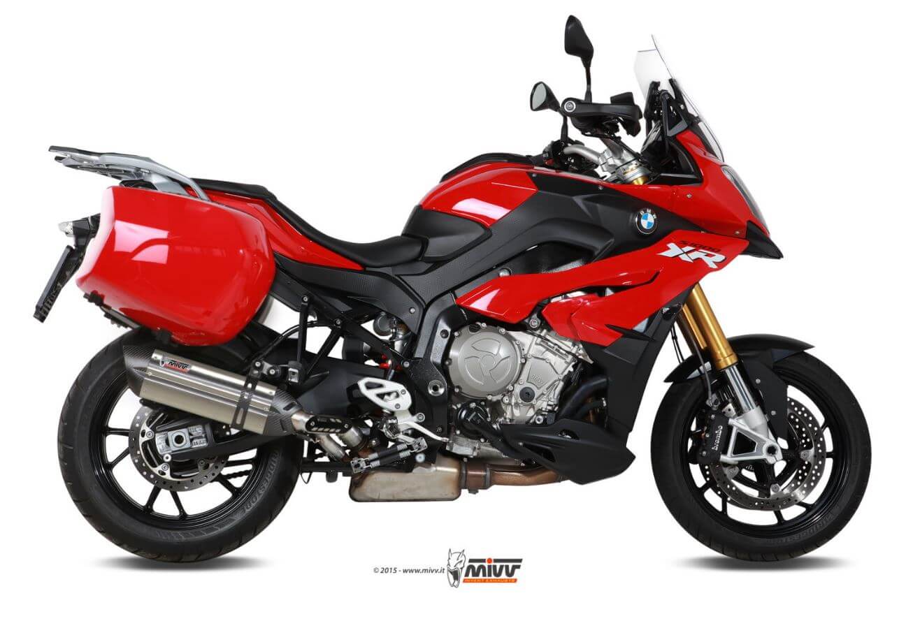 MIVV Suono Stainless Steel Slip-On Exhaust '15-'19 BMW S 1000 XR