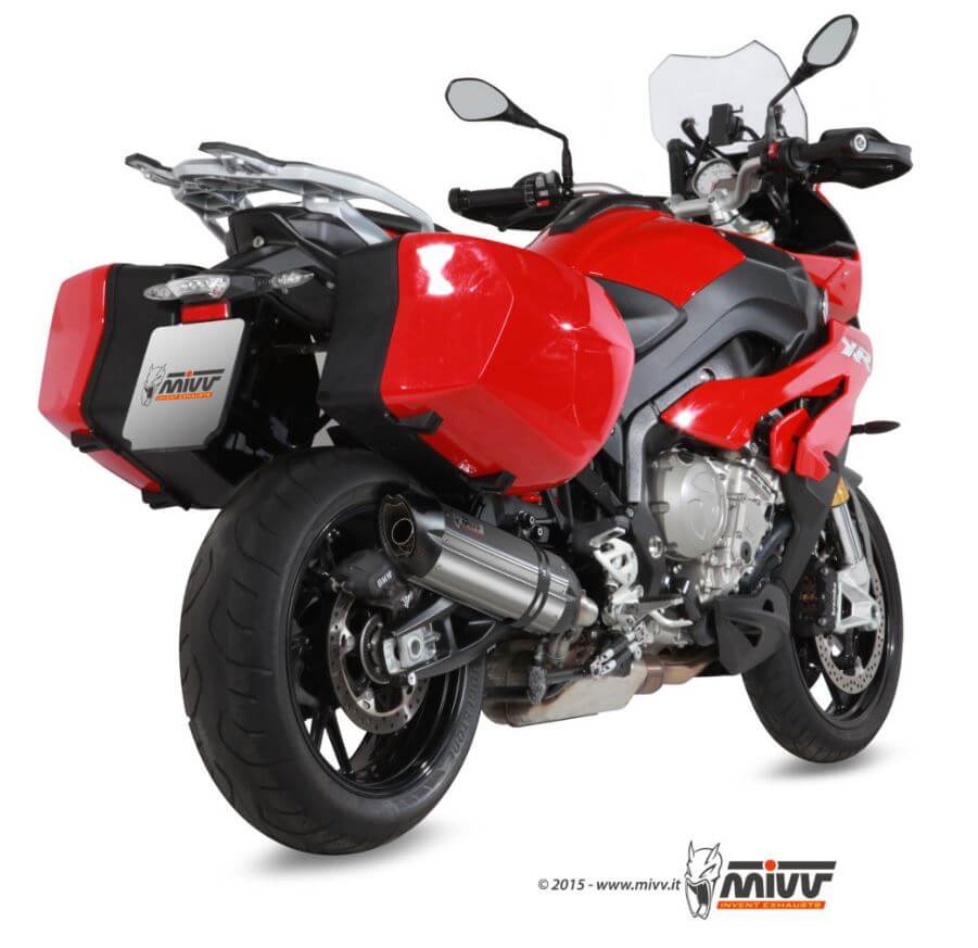 MIVV Suono Stainless Steel Slip-On Exhaust '15-'19 BMW S 1000 XR