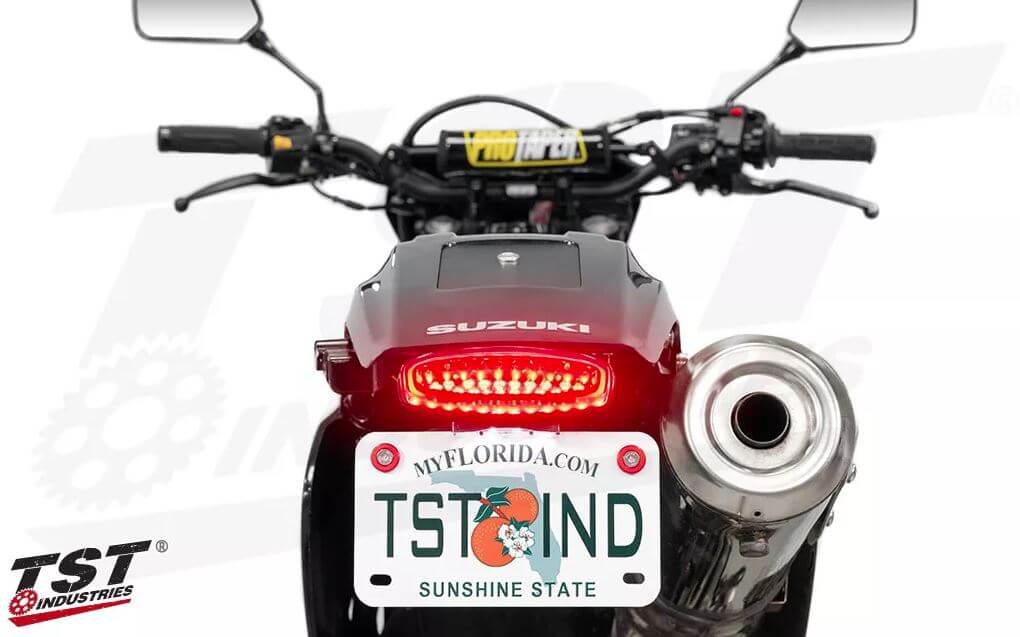 TST Integrated Tail Light + Fender Eliminator '01+ Suzuki DR650SE/S