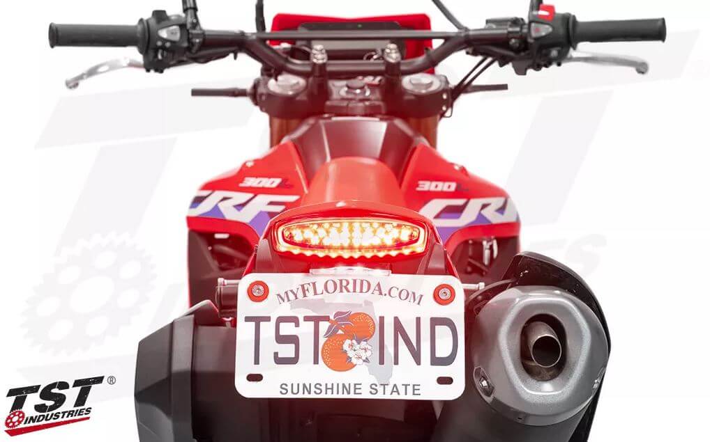 TST Integrated Tail Light + Fender Eliminator '21+ Honda CRF300L