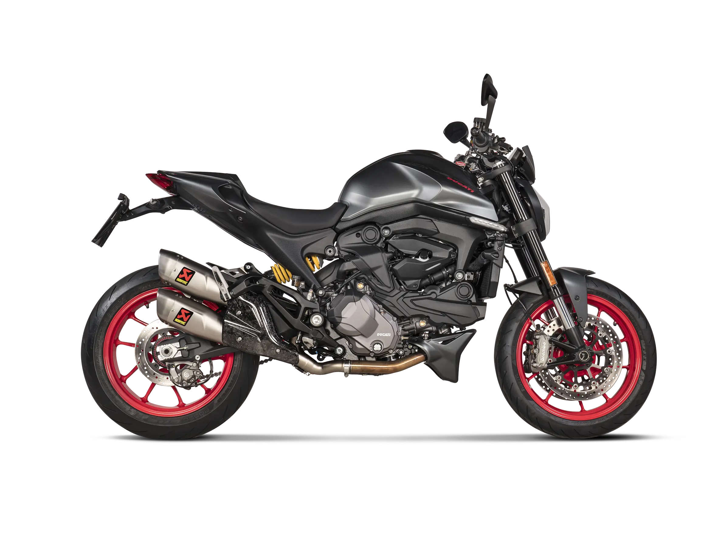 Akrapovic Optional Link Pipe (SS) 21-24 Ducati Monster 937/937+