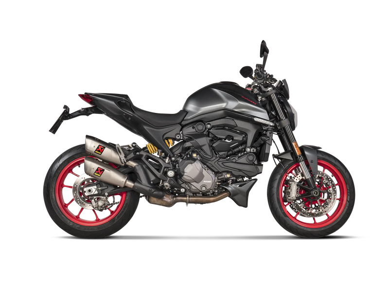 Akrapovic Slip-On Line (Titanium) Exhaust 21-24 Ducati Monster 937/937+