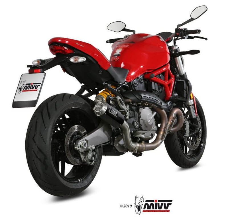 MIVV MK3 Carbon Slip-On Exhaust '18-'20 Ducati Monster 821