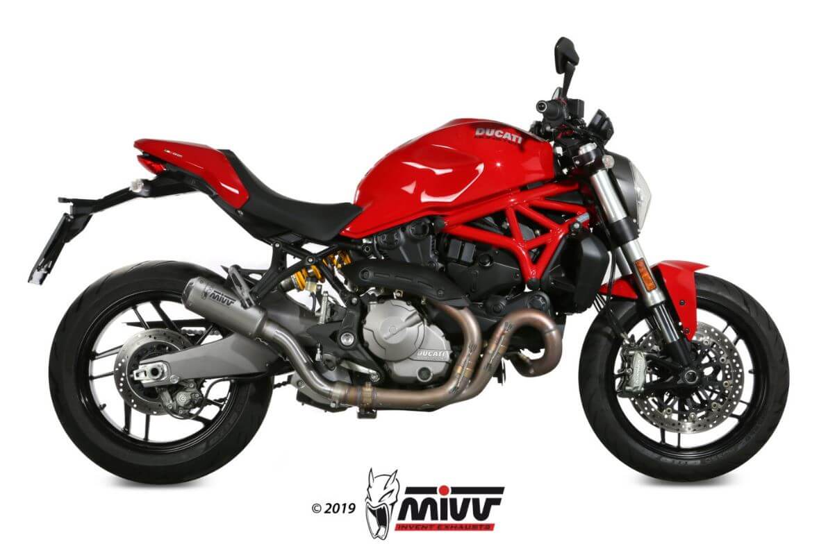 MIVV MK3 Stainless Steel Slip-On Exhaust '18-'20 Ducati Monster 821