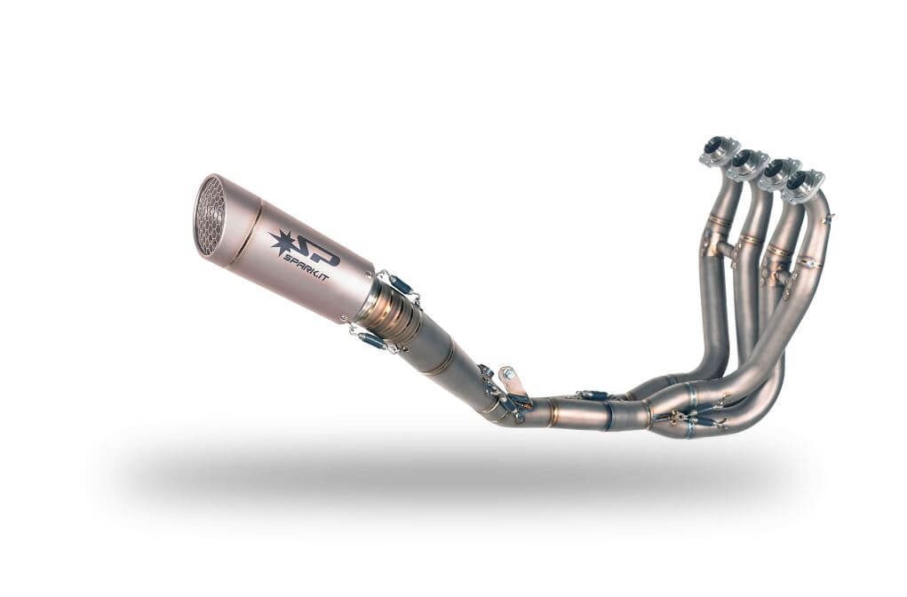 最新モデル Spark ZX-6R Kawasaki '09-'23 Exhaust Full Titanium Grid-O バット