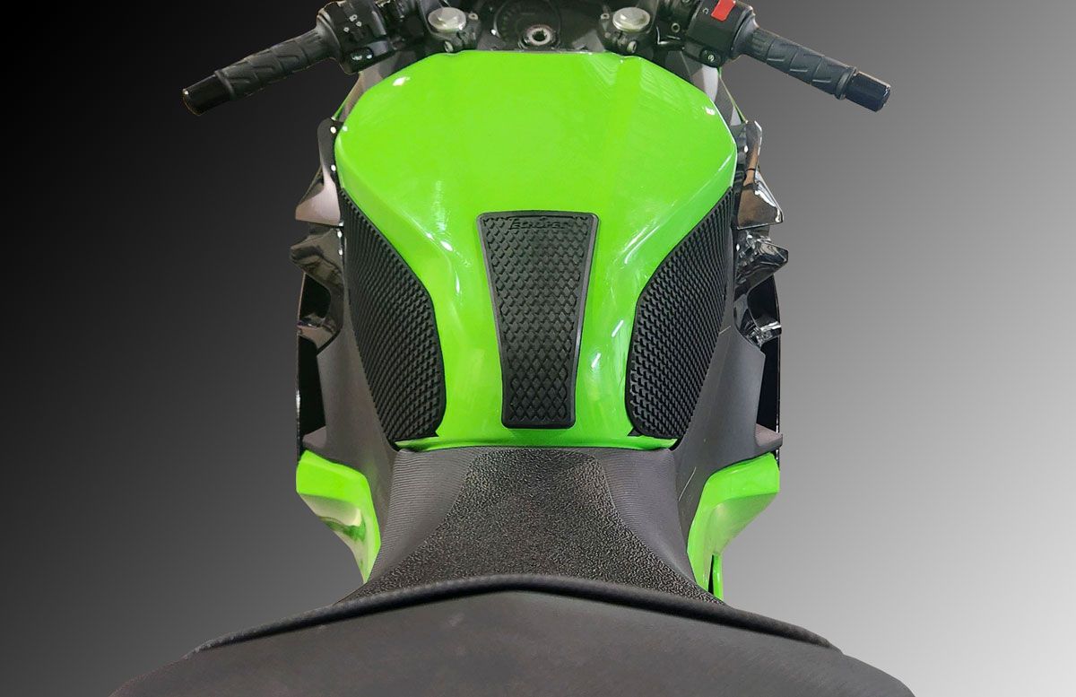 TechSpec SnakeSkin Tank Grip Pads 17-25 Kawasaki Ninja Z400, 24-25 Z50