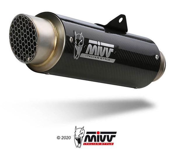 MIVV GP Pro Carbon Slip-On Exhaust '15-'20 Ducati Scrambler 800