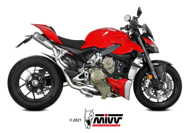 MIVV X-M1 Full System EVO Titanium Exhaust '20-'22 Ducati Streetfighter V4