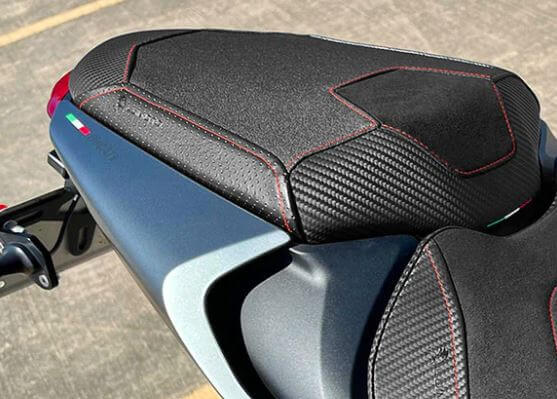 LuiMoto Cafe Grezzo Passenger Seat Cover '21-'23 Ducati Monster 937/950
