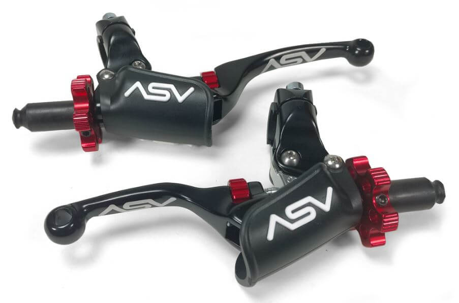 ASV F4 Pro Off-Road Brake & Clutch Levers '08-'24 Yamaha TT-R 110E