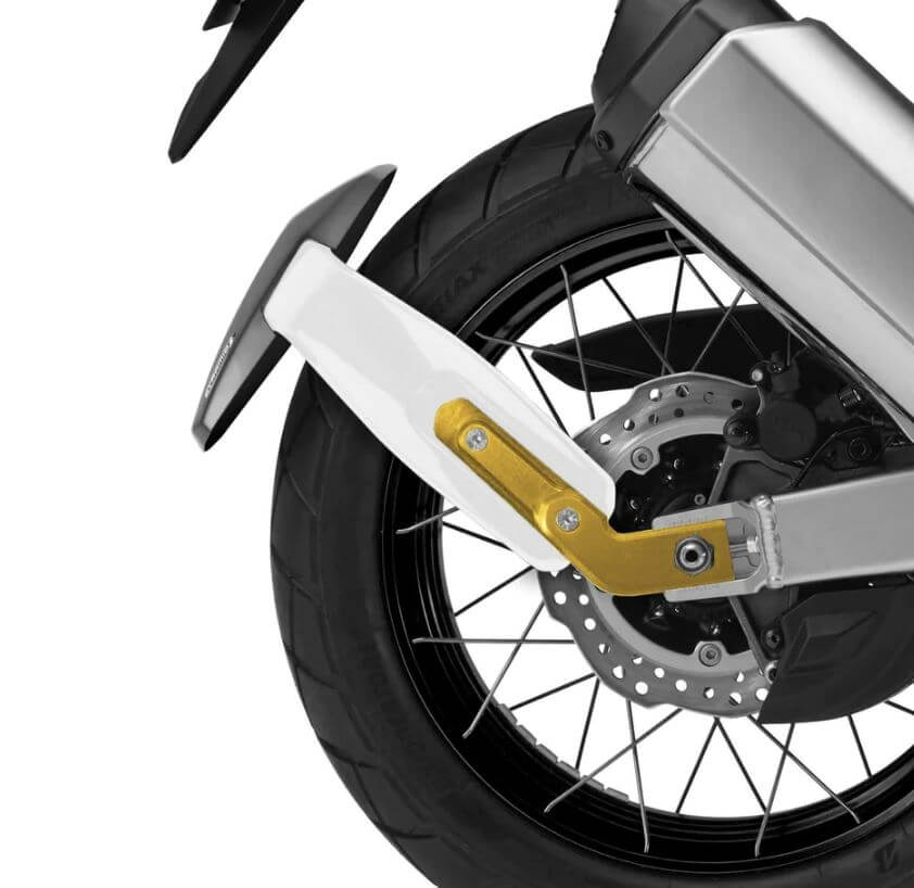 Pyramid Spray Guard '16-'19 Honda CRF 1000 L Africa Twin | Gloss White/Gold