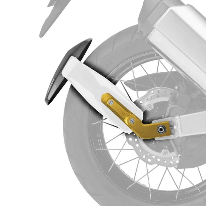 Pyramid Spray Guard '16-'19 Honda CRF 1000 L Africa Twin | Gloss White/Gold