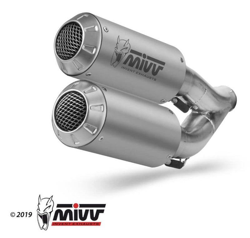 MIVV MK3 Stainless Steel Slip-On Exhaust '18-'23 Honda CB 1000 R