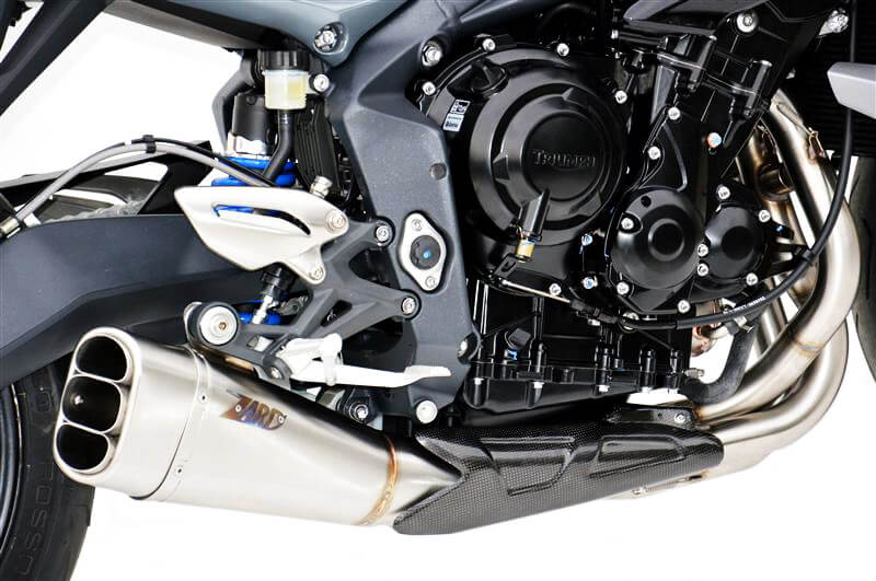 ZARD Short Racing Slip-On Exhaust '13-'16 Triumph Street Triple 765