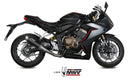 MIVV GP Pro Black Stainless Steel Full System Exhaust '19-'23 Honda CB/CBR 650 R