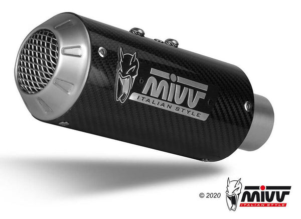 MIVV MK3 Carbon Slip-On Exhaust (Standard Position) '17-'19 Honda CBR 1000 RR
