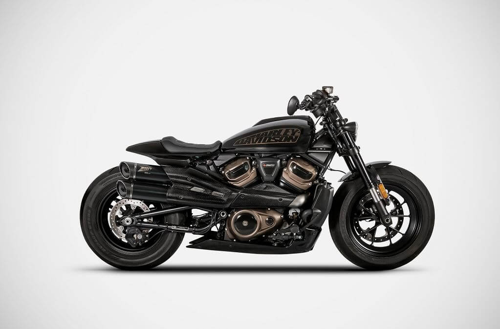 Zard Racing GT Slip-On Exhaust 21-24 Harley Davidson Sportster S