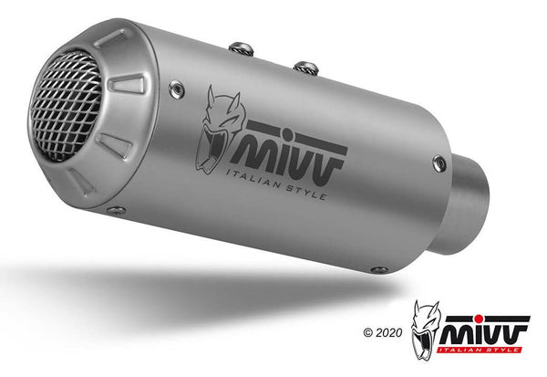 MIVV MK3 Stainless Steel Slip-On Exhaust (Low Position) '17-'19 Honda CBR 1000 RR
