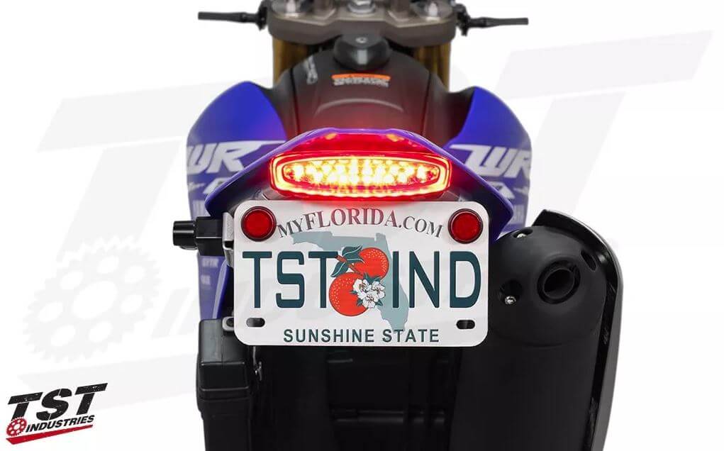 TST Integrated Tail Light + Fender Eliminator '08-'20 Yamaha WR250R/X/RB