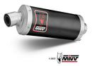 MIVV Dakar Black Stainless Steel Slip-On Exhaust '20-'23 Honda CRF 1100 L Africa Twin