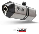 MIVV Speed Edge Stainless Steel Slip-On Exhaust '20-'23 Honda CRF 1100 L Africa Twin