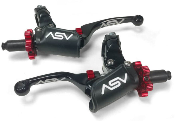 ASV F4 Pro Off-Road Brake & Clutch Levers '10-'24 Kawasaki KLX 110L/RL