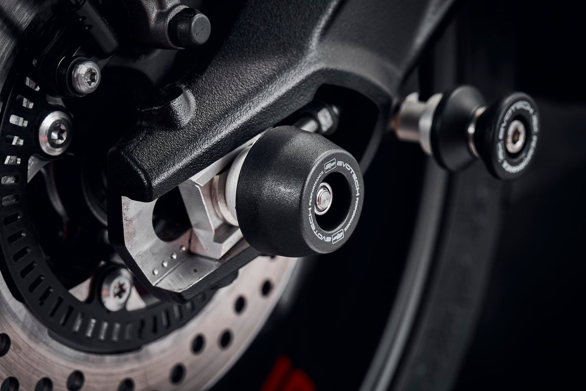 Evotech Performance Rear Spindle Bobbins 2027 Triumph Street Triple 798 RS