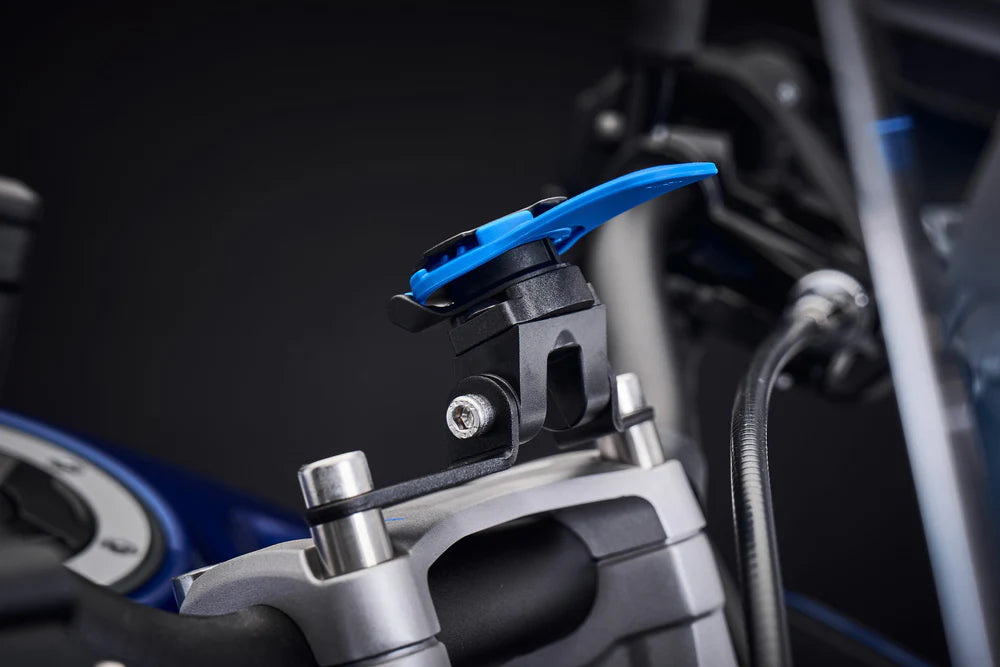 Evotech Performance Quad Lock Compatible Handlebar Clamp Mount 25-26 Triumph Tiger Sport 800