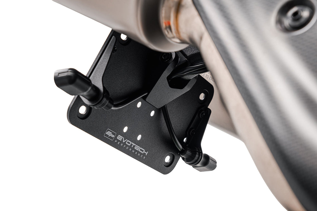 Evotech Performance Dynamic Tail Tidy with V1 Indicators 25-26 Ducati Panigale V4/S | Akrapovic Titanium Full Race Exhaust