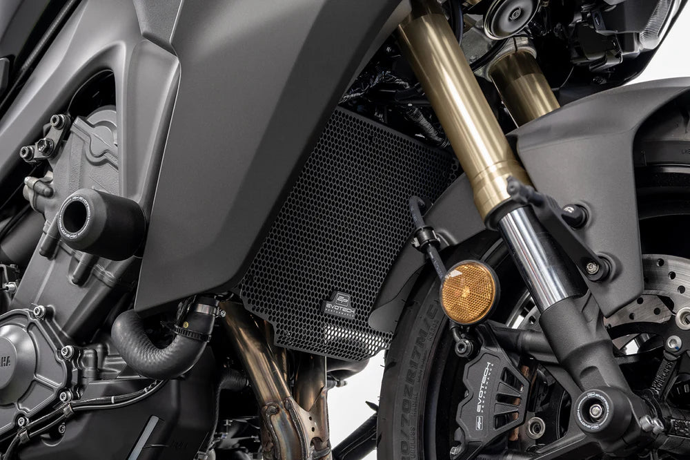 Evotech Performance Aluminium Radiator Guard 21-23 Yamaha MT-09, 23-26 Tracer 9/GT, 22-26 XSR900