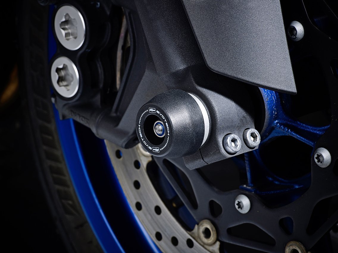 Evotech Performance Front & Rear Spindle Bobbins 17-20 Yamaha R6, 25-26 R9