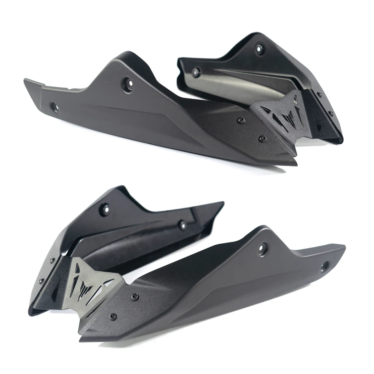 Pyramid Belly Pan 25-26 Yamaha MT-07 | Matte Black | Fit OEM Exhaust Only