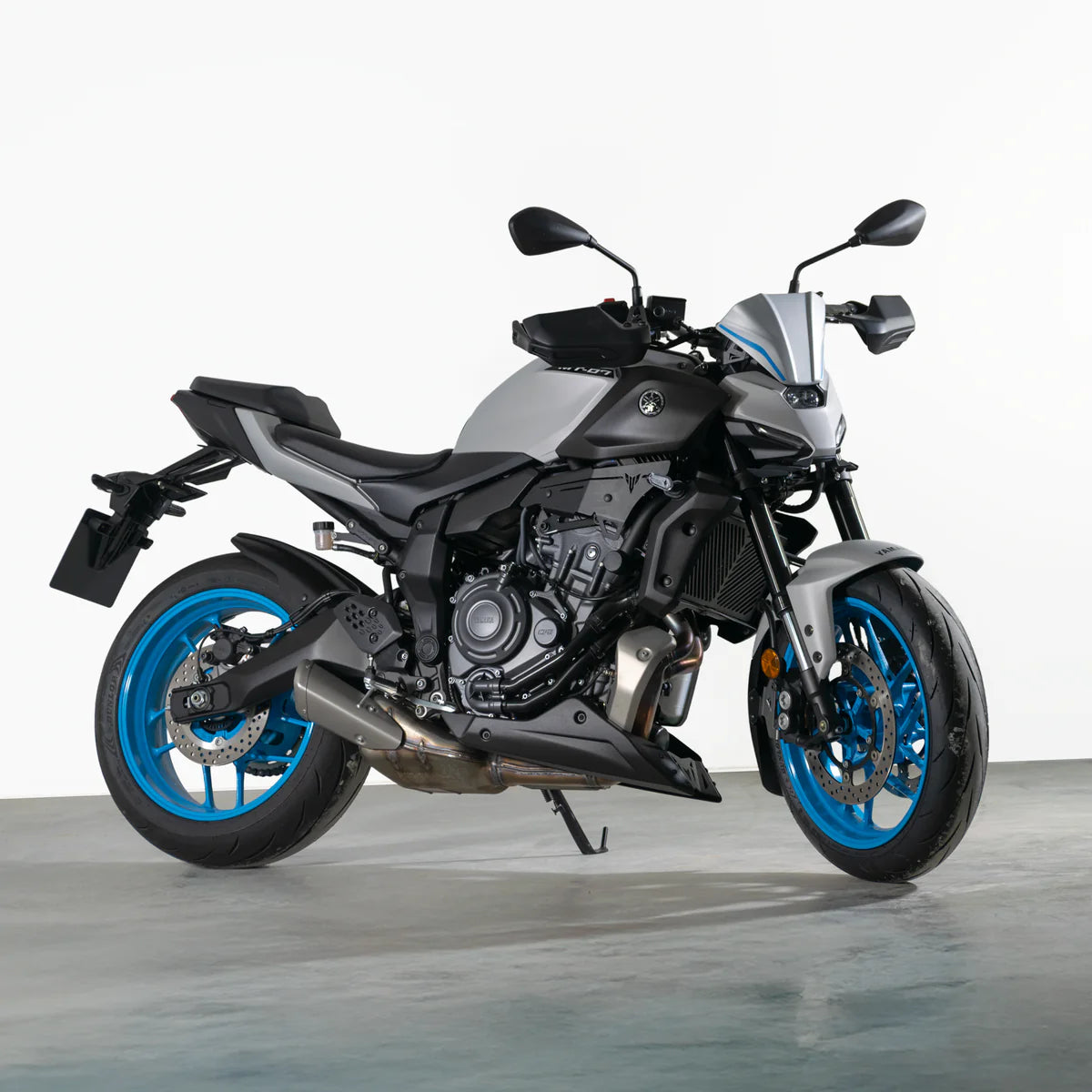 Pyramid Belly Pan 25-26 Yamaha MT-07 | Matte Black | Fit OEM Exhaust Only