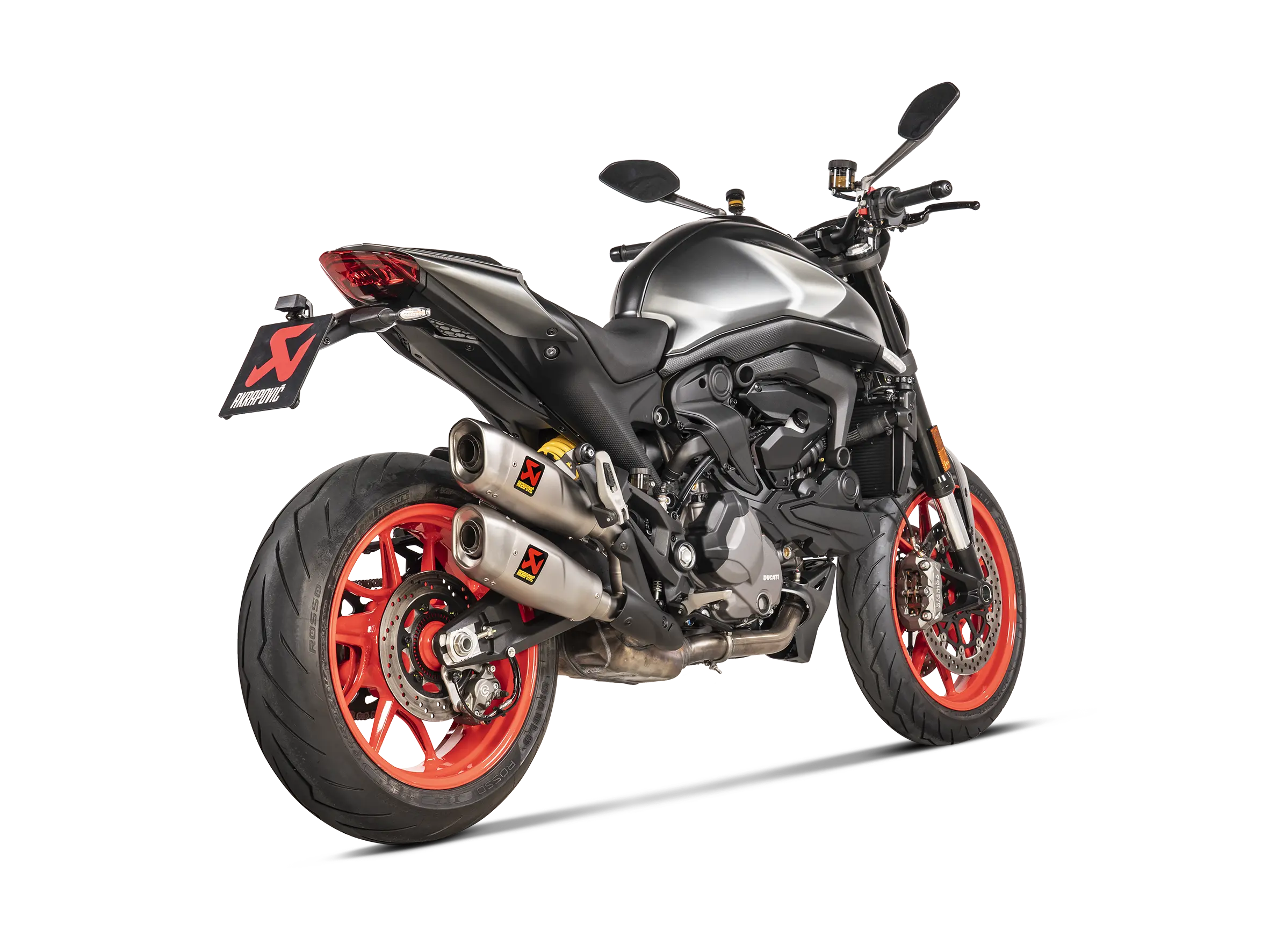 Akrapovic Slip-On Line (Titanium) Exhaust 21-24 Ducati Monster 937/937+