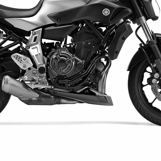 Pyramid Belly Pan '13-'23 Yamaha MT-07 | Gloss Black