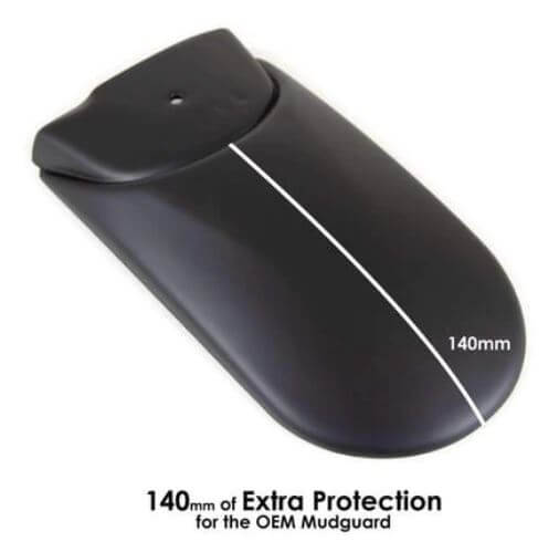 Pyramid Hugger Extension '16-'20 Ducati Monster 1200 R | Matte Black