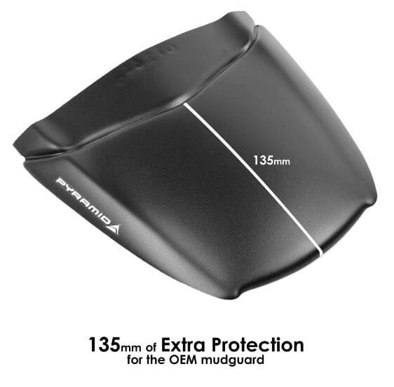 Pyramid Hugger Extension '16-'23 Yamaha MT-10 | Matte Black