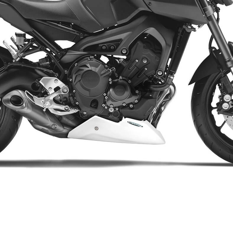 Pyramid Belly Pan '13-'20 Yamaha MT-09 | Gloss White