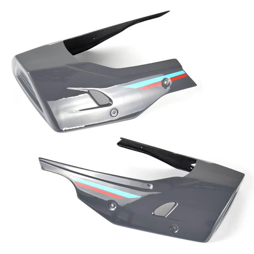 Pyramid Belly Pan '22-'23 Yamaha MT-10 | Cyan Storm Colours