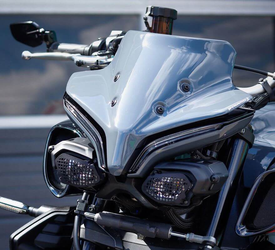 Pyramid Fly Screen '22-'23 Yamaha MT-10 | Cyan Storm