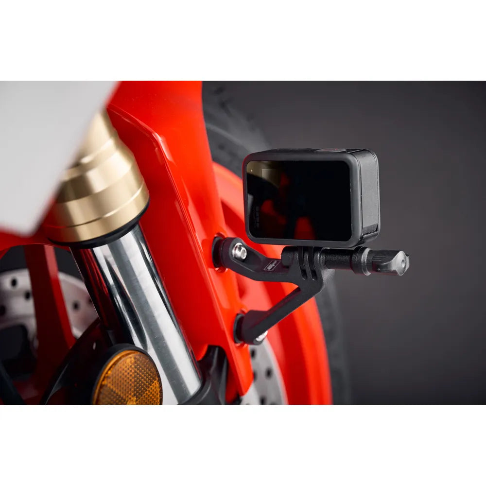 Evotech Performance action camera mount with camera attached