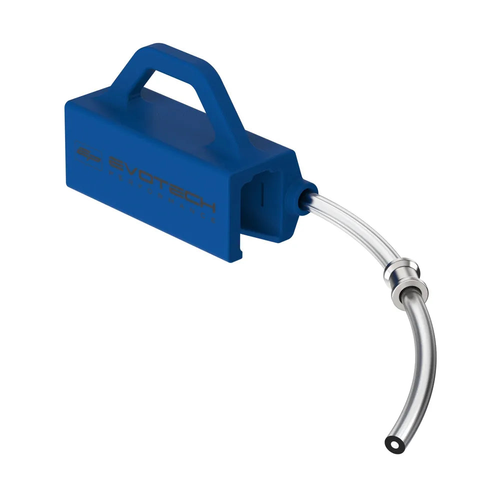 Evotech Performance blue motorcycle chain lubricator kit