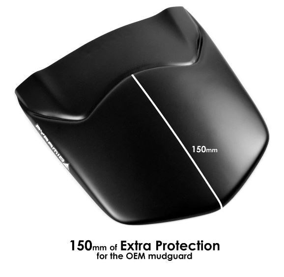 Pyramid Hugger Extension 22-24 Yamaha XSR 900, 21-24 Tracer 9/GT | Matte Black