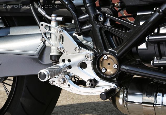 Sato Racing Adjustable Rearsets for 2014-2015 BMW R Nine T