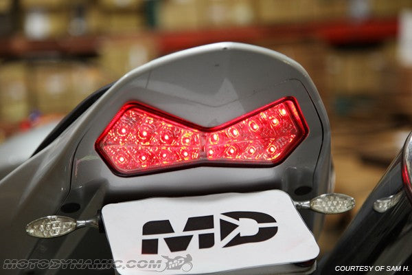 Motodynamic Sequential LED Tail Light for Kawasaki Z1000, ZX-6R