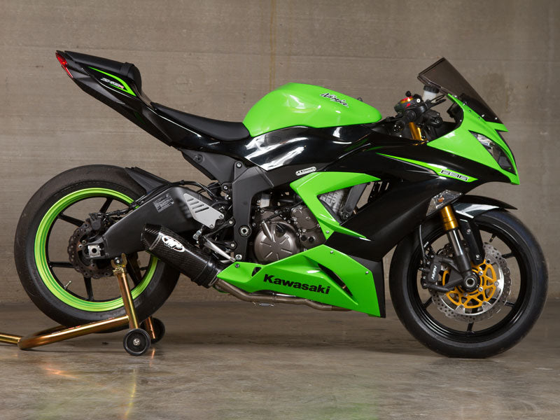 M4 Street Slayer Carbon Full Stainless Steel Exhaust '09-'24 Kawasaki ZX6R
