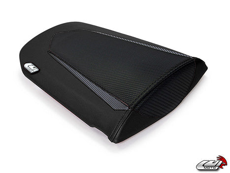 LuiMoto Tribal Blade Seat Cover 07-12 Honda CBR600RR - Cf Black/Cf Gunmetal
