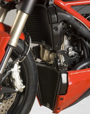 R&G Racing Radiator Guards for 2012-2013 Ducati Streetfighter 848 (2 pieces)