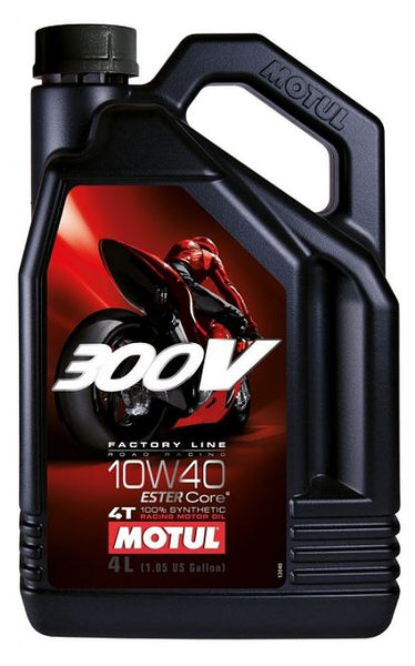 Motul 300V 4T 100% Synthetic Racing Motor Oil | 4L | Motostarz Canada